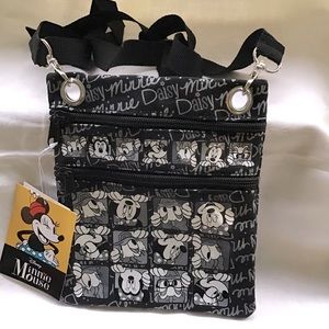 Walt Disney Minnie & Daisy small passport bag.